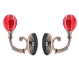 Max Pretty Window Curtain Tie Backs Drapes Holdback Traditional Red