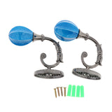 Max Pretty Window Curtain Tie Backs Drapes Holdback Traditional Blue