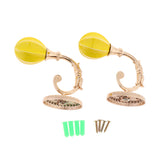 Max Pretty Window Curtain Tie Backs Drapes Holdback Traditional Yellow