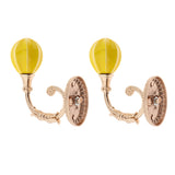 Max Pretty Window Curtain Tie Backs Drapes Holdback Traditional Yellow
