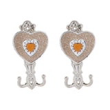 Max 1 Pair Love Shape Curtain Holdback Wall Mounted Curtain Holdback Silver - Aladdin Shoppers
