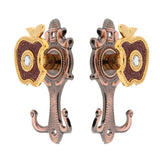 Max 1 Pair Apple Shape Curtain Hook Holder Wall Mounted Curtain Hold Vintage Red - Aladdin Shoppers