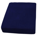 Dark Blue Stretch Sofa Seat Cushion Covers Couch Slipcover 231x50.8x5cm (4 Seaters)