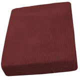 Max Red Stretch Sofa Seat Cushion Covers Couch Slipcover  4 Seater