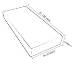 Max Red Stretch Sofa Seat Cushion Covers Couch Slipcover  4 Seater