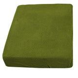 Jacquard Stretch Sofa Couch Chair Seat Cushion Slipcover Green- 1 Seater