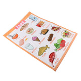 Max Children Educational Wall Chart Posters School Kids Learning Food