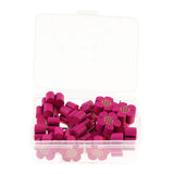 Max 20pcs Wooden Thumb Tacks Push Pins Flower Head Office Thumbtack Rose Red - Aladdin Shoppers