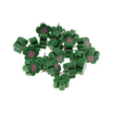 Max 20pcs Wooden Thumb Tacks Push Pins Flower Head Office Thumbtack Green - Aladdin Shoppers