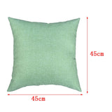 Max European Square Pillowcase Cushion Soft for Sofa Home Green