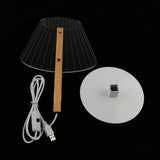 Max Simple Table Lamp Wood Table Lamp Night Lamp for Bedroom Living Room Type 2