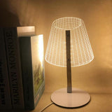 Max Simple Table Lamp Wood Table Lamp Night Lamp for Bedroom Living Room Type 2