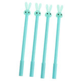Max 4Pcs School Office Cute Rabbit Gel Pens Ball Point Pen Roller pen Light Blue - Aladdin Shoppers