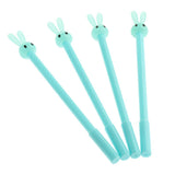Max 4Pcs School Office Cute Rabbit Gel Pens Ball Point Pen Roller pen Light Blue - Aladdin Shoppers