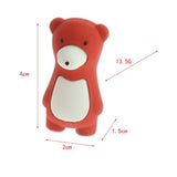 Max 10pcs/Pack Attractive Cartoon Bear Animals Pencil Erasers for Kid Multicolor - Aladdin Shoppers