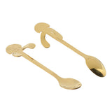 Max 2pcs Cartoon Puppy Hanging Cup Spoon for Tea coffee etc. 11.6cm_4.6 inch