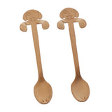 Max 2pcs Cartoon Puppy Hanging Cup Spoon for Tea coffee etc. 11.6cm_4.6 inch
