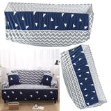 Max Maxb Four Seasons Universal Stretch All-inclusive Anti-slip Sofa Cover Style_9