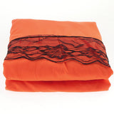 Maxbell Lace Fitted Valance Sheet Dust Ruffle Bed Dust Skirt with Platform 180x220cm