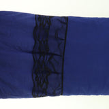 Maxbell Blue Color Hotel Pleated Bed Skirt  Wrinkle & Fade Resistant 200x220cm