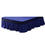Maxbell Blue Color Hotel Pleated Bed Skirt  Wrinkle & Fade Resistant 200x220cm