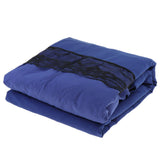 Maxbell Blue Color Hotel Pleated Bed Skirt  Wrinkle & Fade Resistant 200x220cm