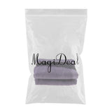Maxbell Wrap Around Bed Skirt Elastic Elegant Ruffled Bed Skirts, Purple 200x220cm