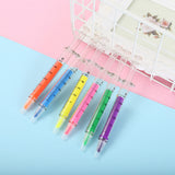 Maxbell 10 Pieces Creative Highlighter Pens Fluorescent Marker for Kids Purple