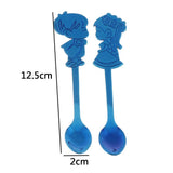 Max Cartoon Couple Stainless Spoon Stainless Steel Coffee Mix Spoon Blue - Aladdin Shoppers