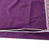 Max Cotton Massage Table Duvet Cover Beauty Salon Bed Quilt Cover Deep Purple