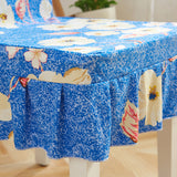 Max Household Stretchy Chair Cover for Dining Room,Wedding etc Floral Blue