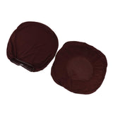 Max Removable Home Office Computer Chair Seat Cover Stretch Slipcovers Coffee