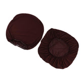 Max Removable Home Office Computer Chair Seat Cover Stretch Slipcovers Coffee