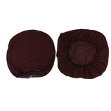 Max Removable Home Office Computer Chair Seat Cover Stretch Slipcovers Coffee