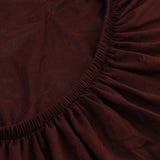 Max Removable Home Office Computer Chair Seat Cover Stretch Slipcovers Coffee