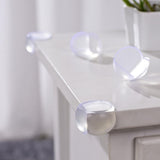Max 10pcs/set Silicone Corner Protector Baby Corner Bumper Guards Transparent