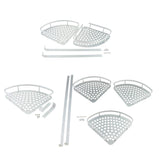 Max Bathroom Triangle Shelf Shower Corner Shelf Storage Basket Single-deck