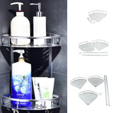 Max Bathroom Triangle Shelf Shower Corner Shelf Storage Basket Single-deck