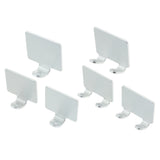 Max 3Pcs Punch Free Single Wall Hook Rack Double Hanger Silver Single Hook 3Pcs