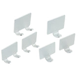 Max 3Pcs Punch Free Single Wall Hook Rack Double Hanger Silver Single Hook 3Pcs
