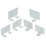 Max 3Pcs Punch Free Single Wall Hook Rack Double Hanger Silver Single Hook 3Pcs