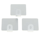 Max 3Pcs Punch Free Single Wall Hook Rack Double Hanger Silver Single Hook 3Pcs