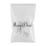Max 3Pcs Punch Free Single Wall Hook Rack Double Hanger Silver Double Hook 3Pcs