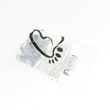 Max 3Pcs Punch Free Single Wall Hook Rack Double Hanger Silver Double Hook 3Pcs