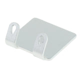 Max 3Pcs Punch Free Single Wall Hook Rack Double Hanger Silver Double Hook 3Pcs