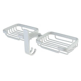 Maxbell Bathroom Soap Dish Aluminum Soap Holder Organizer Rack Wall Mounted Style 2