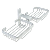 Maxbell Bathroom Soap Dish Aluminum Soap Holder Organizer Rack Wall Mounted Style 2