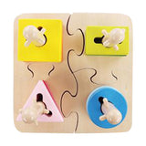 Maxbell Wooden Sorting Stacking Toys Shape Learning Educational Toy for Preschooler