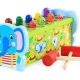 Maxbell Wooden Pounding Game Toy with Mallet Developmental Toy for Kids