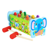 Maxbell Wooden Pounding Game Toy with Mallet Developmental Toy for Kids